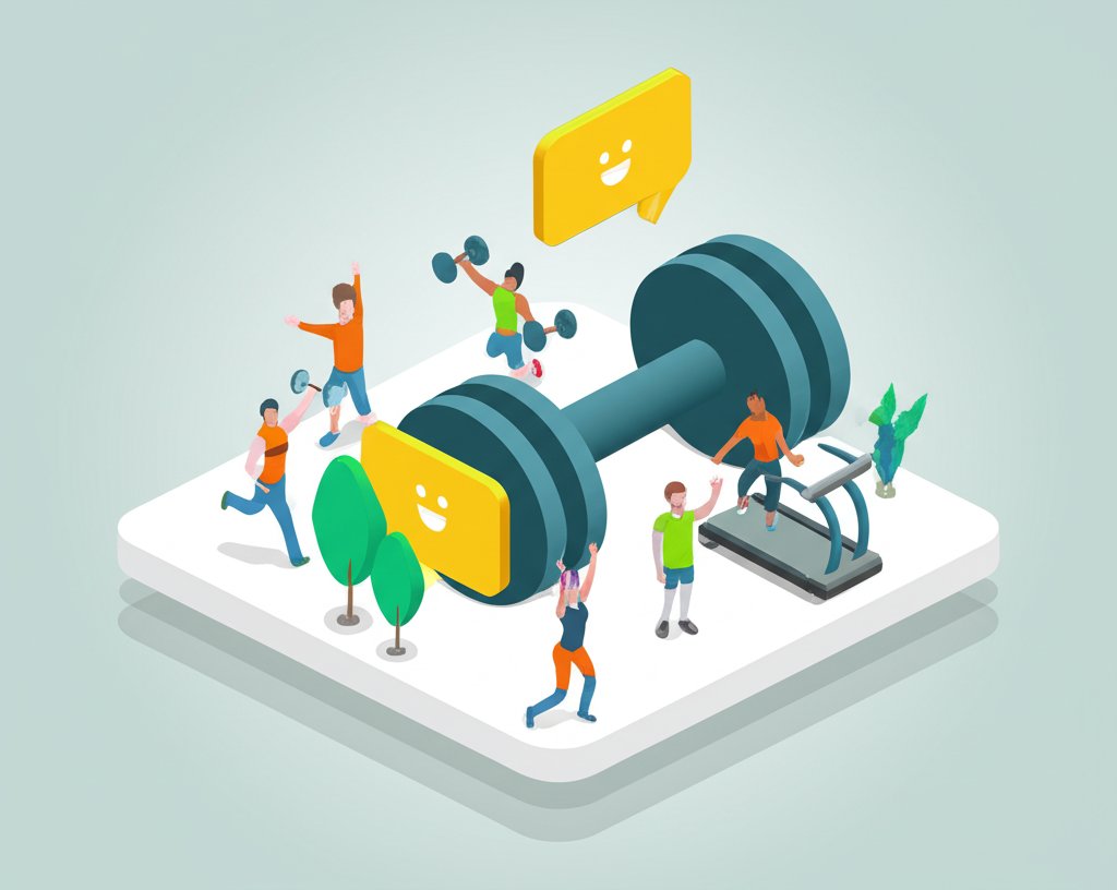 Humor in fitness: powerful punchlines for workout motivation and engagement.