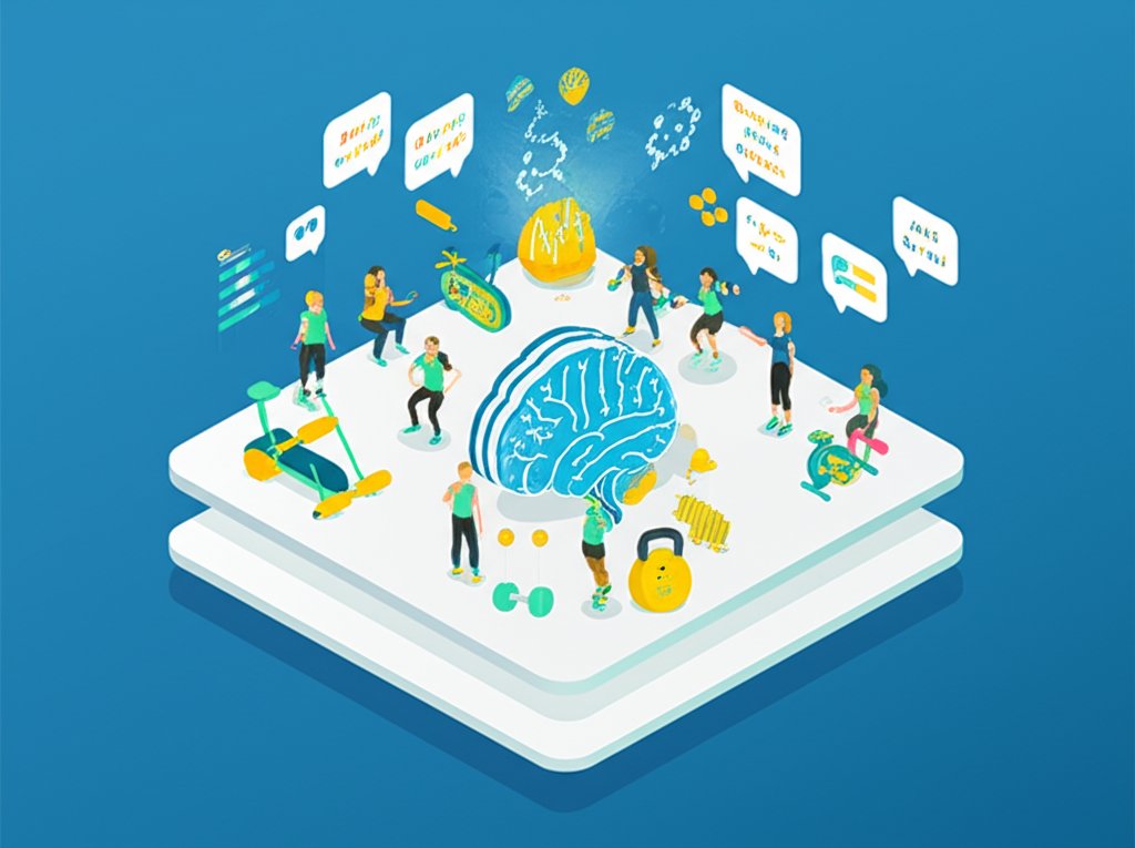 Funny gym quote makes person smile, showing the science of humor and exercise.