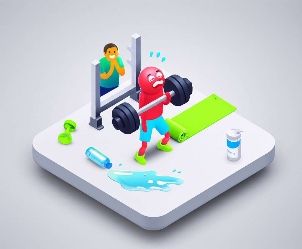 Funny gym sayings capturing relatable workout moments and fitness humor.