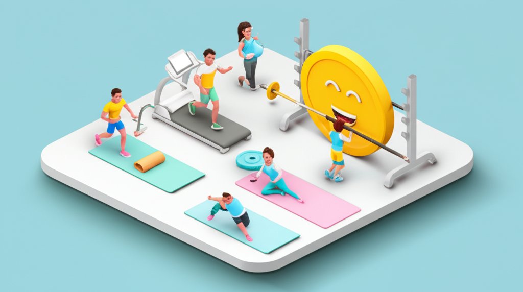 Fun gym workouts: Find your funny, tailor personalized fitness laughter.