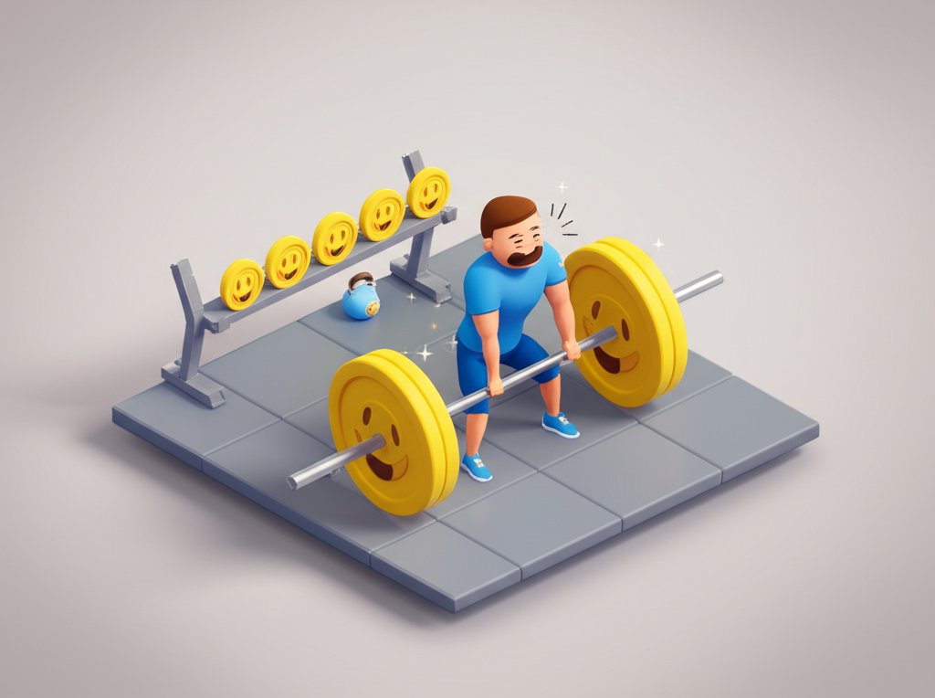 Laughter lifts spirits in the gym; humor is your best workout spotter.