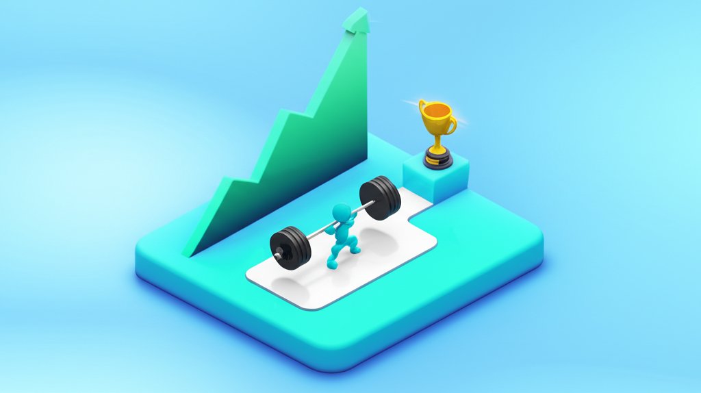 Inspirational quotes emphasizing consistent practice builds strength and leads to success.