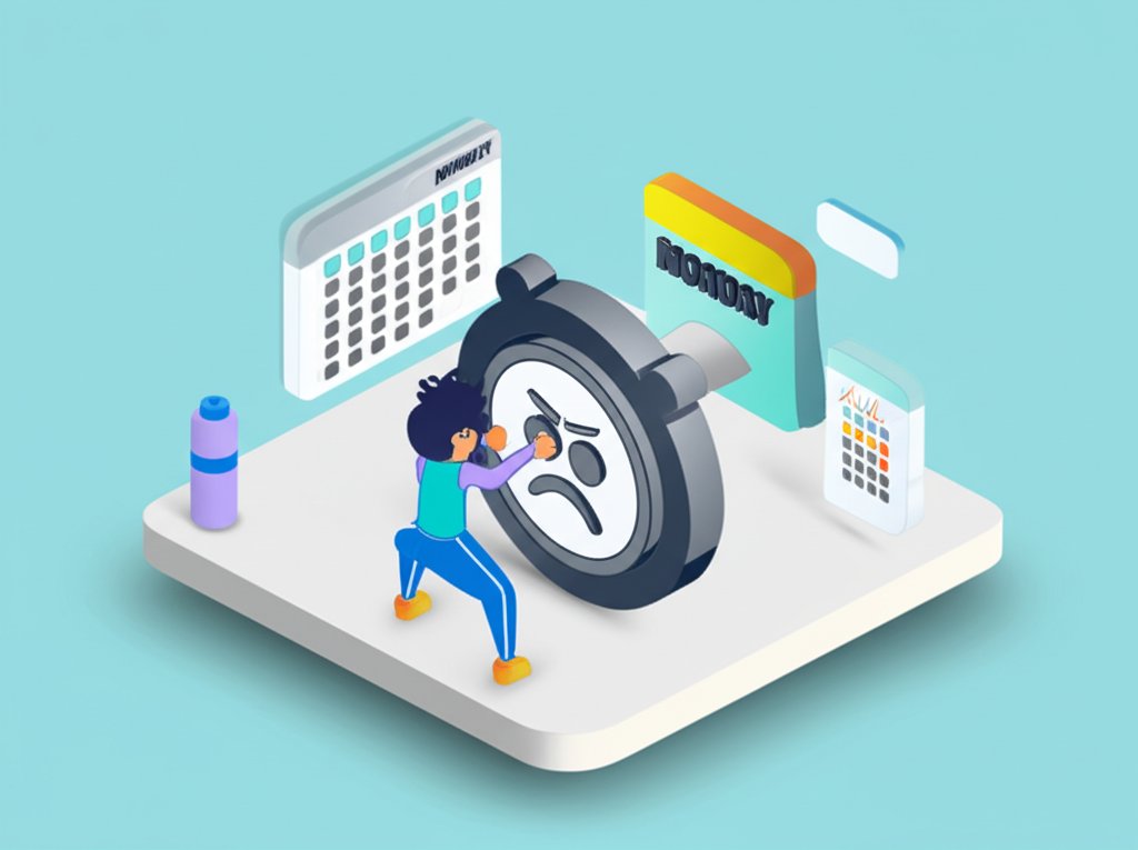 Funny Monday workout quotes for fitness inspiration and humor.