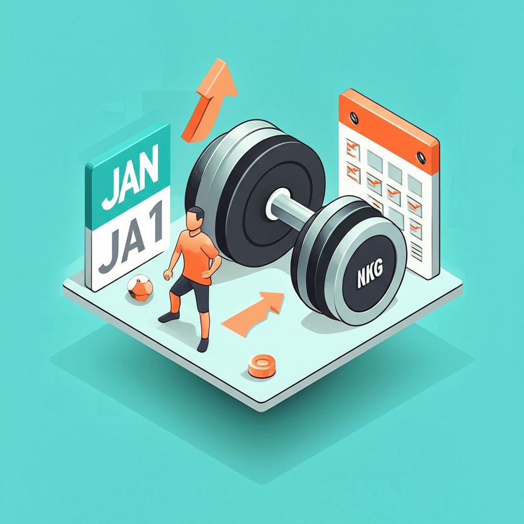 Inspiring New Year fitness quotes for a healthy and active start.