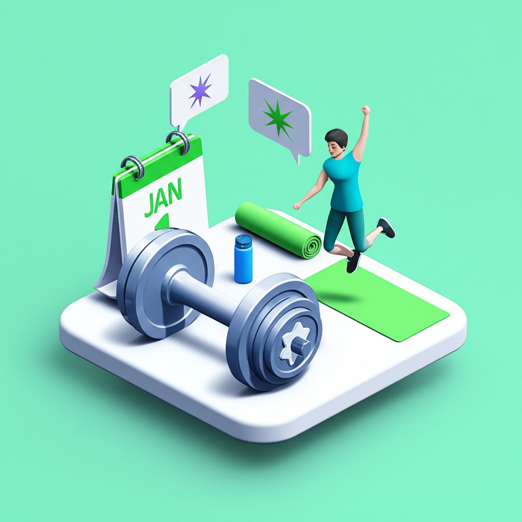 Motivational New Year workout quotes to achieve fitness goals.