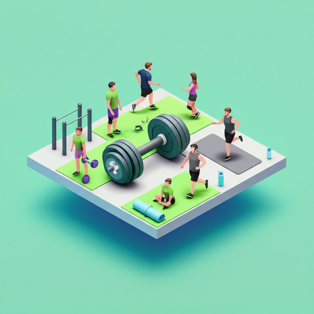 Get fit with friends: training quote for group fitness programs.