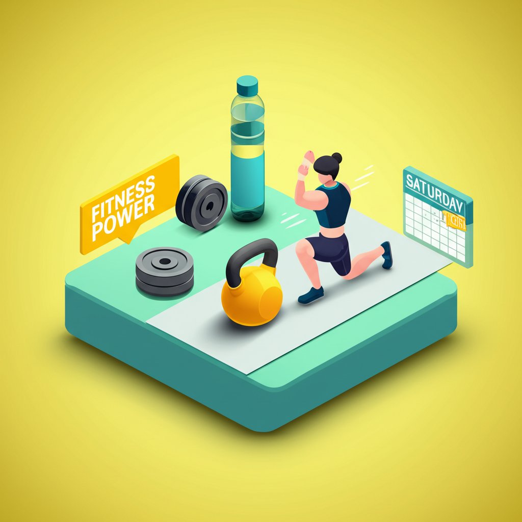 Saturday: Your fitness power day for powerful workouts, exercise, and health goals.