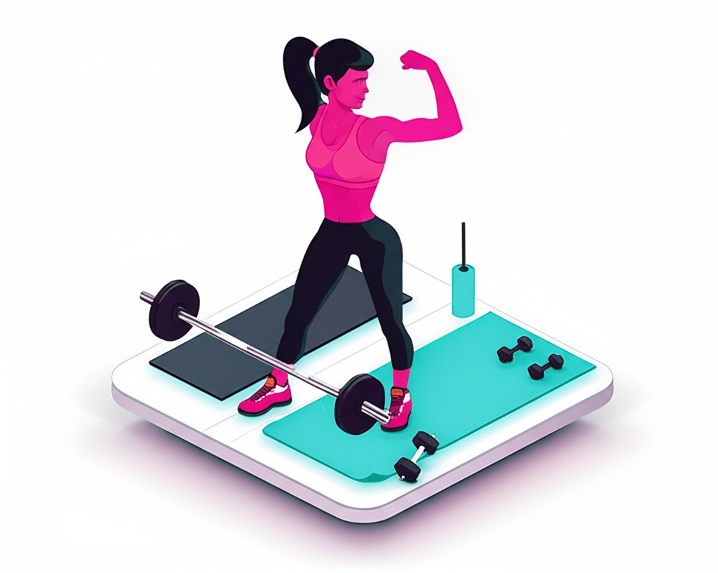 Strong woman's sassy gym quotes empower intense workouts.